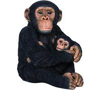 Vivid Arts - Real Life Mother and Baby Chimp Home or Garden Decoration (XRL-CHM8-B)