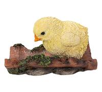 Vivid Arts - Realistic Pecking Chick Garden Decoration, NF-PCHK-D, L: 13 cm