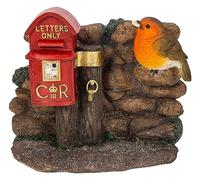 Vivid Arts - Robin on Postbox/Stone Wall -BG-RB11-F