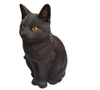 Vivid Arts Sitting Black Cat Garden Ornament