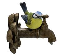 Vivid Arts - Wall Hang Blue Tit on Garden Tap - WH-BT02-F