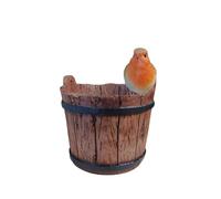 Vivid Arts - Water Bucket Ornament with Robin - BS-RB20-D