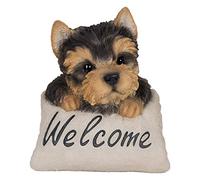 Vivid Arts - Yorkshire Terrier Welcome Petpal Home or Garden Decoration (PW-YKTR-F)
