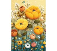 Vivid Bloom: A Bold Modern Floral Notebook