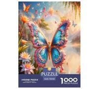 Vivid Butterflies 1000 Piece Jigsaw Puzzles for Adults Educational Games Beautiful Home Decoration Art Colorful DIY Craft 70x50cm/1000pcs