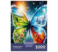 Vivid Butterflies 1000 Piece Jigsaw Puzzles for Adults Educational Games Beautiful Home Decoration Art Colorful DIY Craft 70x50cm/1000pcs