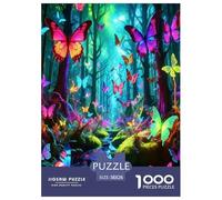 Vivid Butterflies 1000 Piece Jigsaw Puzzles for Adults Fun, Challenging & Brainteasing Birthday Gifts for Women And Man Challenge High Difficulty 38x26cm/1000pcs
