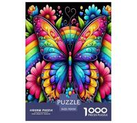 Vivid Butterflies 1000 Piece Jigsaw Puzzles for Adults Impossible Beautiful Home Decoration Art Colorful DIY Craft 70x50cm/1000pcs
