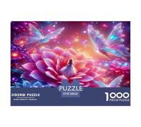 Vivid Butterflies 1000 Piece Jigsaws for Adults Educational Games Beautiful Home Decoration Art Colorful DIY Craft 38x26cm/1000pcs