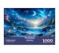 Vivid Butterflies 1000 Piece Jigsaws for Adults Educational Games Birthday Gifts for Women And Man Art Colorful DIY Craft 70x50cm/1000pcs