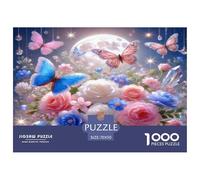 Vivid Butterflies 1000 Piece Jigsaws for Adults Educational Games Birthday Gifts for Women And Man Challenge High Difficulty 70x50cm/1000pcs