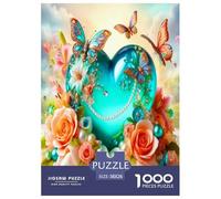 Vivid Butterflies 1000 Piece Jigsaws for Adults Fun, Challenging & Brainteasing Beautiful Home Decoration Challenge High Difficulty 38x26cm/1000pcs