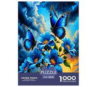 Vivid Butterflies 1000 Piece Jigsaws for Adults Impossible Birthday Gifts for Women And Man Art Colorful DIY Craft 38x26cm/1000pcs