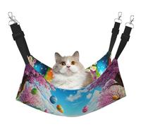 Vivid Egg Hunting Garden Scene Printed Pet Hammock - Sleeping Hammock For Cats, Rabbits, Ferrets, Puppies, Small Animals