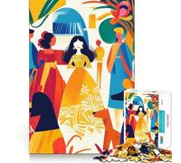 Vivid Fauvist Vision of Las Meninas Jigsaw Puzzles 1000 Cognitive Skill Toy Smooth Burr Free Surface Relaxing Indoor Group Activity (50x75cm)