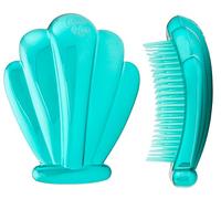 Vivid Hue - Girls Mermaid Detangling Hairbrush | Suitable For Wet, Dry, Thick, Fine, Afro, Extensions, Curly Or Long Hair | Detangler Brush Tangle-Free Brush for Girls | Light Blue