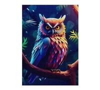 Vivid Jigsaw Puzzle for Adults, Amazing Owl 3d, 300 PCS