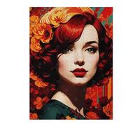 Vivid Jigsaw Puzzle for Adults, Christina Hendricks, 500 PCS