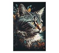 Vivid Jigsaw Puzzle for Adults, Contemporary Cat, 1000 PCS