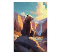 Vivid Jigsaw Puzzle for Adults, Into The Wild Bear King, 1000 PCS