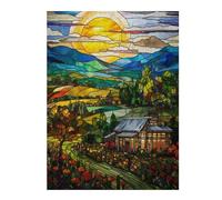 Vivid Jigsaw Puzzle for Adults, Little Gardens by The Road, 500 PCS