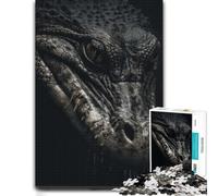 Vivid Jigsaw Puzzle for Adults, The Swamp Crocodile, 1000 PCS