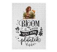 Vivid Picture Puzzle for Adults, Bloom Where You Are Planted, 500 PCS