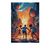 Vivid Picture Puzzle for Adults, City Basketball Heroes, 300 PCS