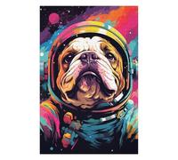 Vivid Picture Puzzle for Adults, Space Dog Explorer-34, 1000 PCS