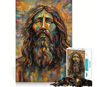 Vivid Savior Wall Decor Jigsaw 1000 Pieces Memory Skill Fun Smooth Edge Perfect Interlock Fun-filled Way to Fill Empty Hours (50x75cm)