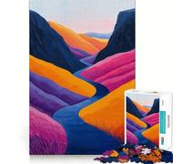 Vivid Valleys 1000 Piece Puzzle For Adults Mind Skill Play Laser Cut for Flawless Fit Rewarding Activity for Rainy Days (38x52cm)