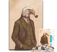 Vivid Wooden Jigsaw Puzzle for Adults, The Eagle, 300 PCS