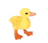 Vivid Yellow Duck Decor for Kids and Nursery with Lifelike Appearance Durable Plastic Cement 13 X 11cm
