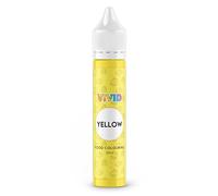 VIVID Yellow Food Colouring 30ml - Professional Strength Edible Liquid Dye for Baking, Cake Decorating, Icing & Fondant - Concentrated Food Grade Colouring - Made in UK