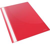 VIVIDA Red A4 Plastic Report Files Pack of 25 160 Sheets Capacity