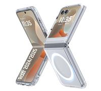 Vividarm Magnetic Case for Motorola Razr 2025/ Moto Razr 2024, [Compatible with MagSafe][No Screen Protection] Drop Protection Slim Translucent Shockproof Phone Case for Razr 2025/2024- Frosted Clear