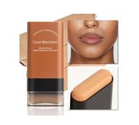 Vivien Beauty Foundation Stick, 2025 Korean Hydrating Lightweight Foundation Stick with Brush, 2 in 1- Luxury Anti-Wrinkle Foudation Stick, Instant Concealing Flawless Eraser (05#)