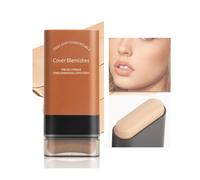 Vivien Beauty Foundation Stick, 2025 Korean Hydrating Lightweight Foundation Stick with Brush, 2 in 1- Luxury Anti-Wrinkle Foudation Stick, Instant Concealing Flawless Eraser (02#)