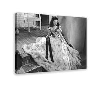 Vivien Leigh Stars As Scarlett O'Hara in Gone with The Wind Canvas Poster Bedroom Decor Landscape Office Room Decor Gift 08x12inch(20x30cm)