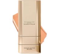 Vivienbeauty Foundation Stick, 2 in 1 Multi-use FoundationStick Makeup with Brush, All-Over Concealing Perfecting Cream Hydrating Full Coverage Concealer (Warm Skin Color)