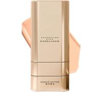 Vivienbeauty Foundation Stick, 2 in 1 Multi-use FoundationStick Makeup with Brush, All-Over Concealing Perfecting Cream Hydrating Full Coverage Concealer (Natural Color)