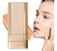 Vivienbeauty Foundation Stick,2-in-1 Vivienbeauty Foundation,All Over Concealing Perfecting Cream,Multi-use FoundationStick Makeup with Brush,Hydrating Full Coverage Concealer (Warm Skin Color)