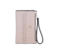 'Vivienna' Real Leather Purse Ashwood Leather Beige One Size