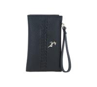 'Vivienna' Real Leather Purse Ashwood Leather Black One Size