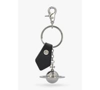 VIVIENNE WESTWOOD 3D Orb Silver Tone Keyring Size: One Size, Colour: S