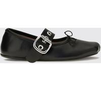 VIVIENNE WESTWOOD Alice Mary Jane Flats in Smooth Leather with Bow - Size: 38 - female