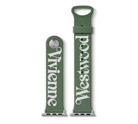 Vivienne Westwood Apple Watch Strap 22mm, designed for compatibility with Apple Watch Sizes 38mm, 40mm, and 41mm, Compatible with Series 9 8 7 6 5 4 3 2 1 SE Replacement Strap