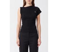 VIVIENNE WESTWOOD Asymmetric Orb Logo Slim Fit Top in Organic Cotton - Size: M - female