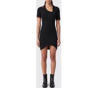 VIVIENNE WESTWOOD Asymmetric Polo Mini Dress in Cotton with Embroidered Orb Logo - Size: XS - female
