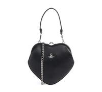 Vivienne Westwood Belle Heart Frame Grain | Handbag | black